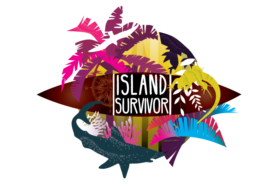 Survivor island. Trend Island logo.