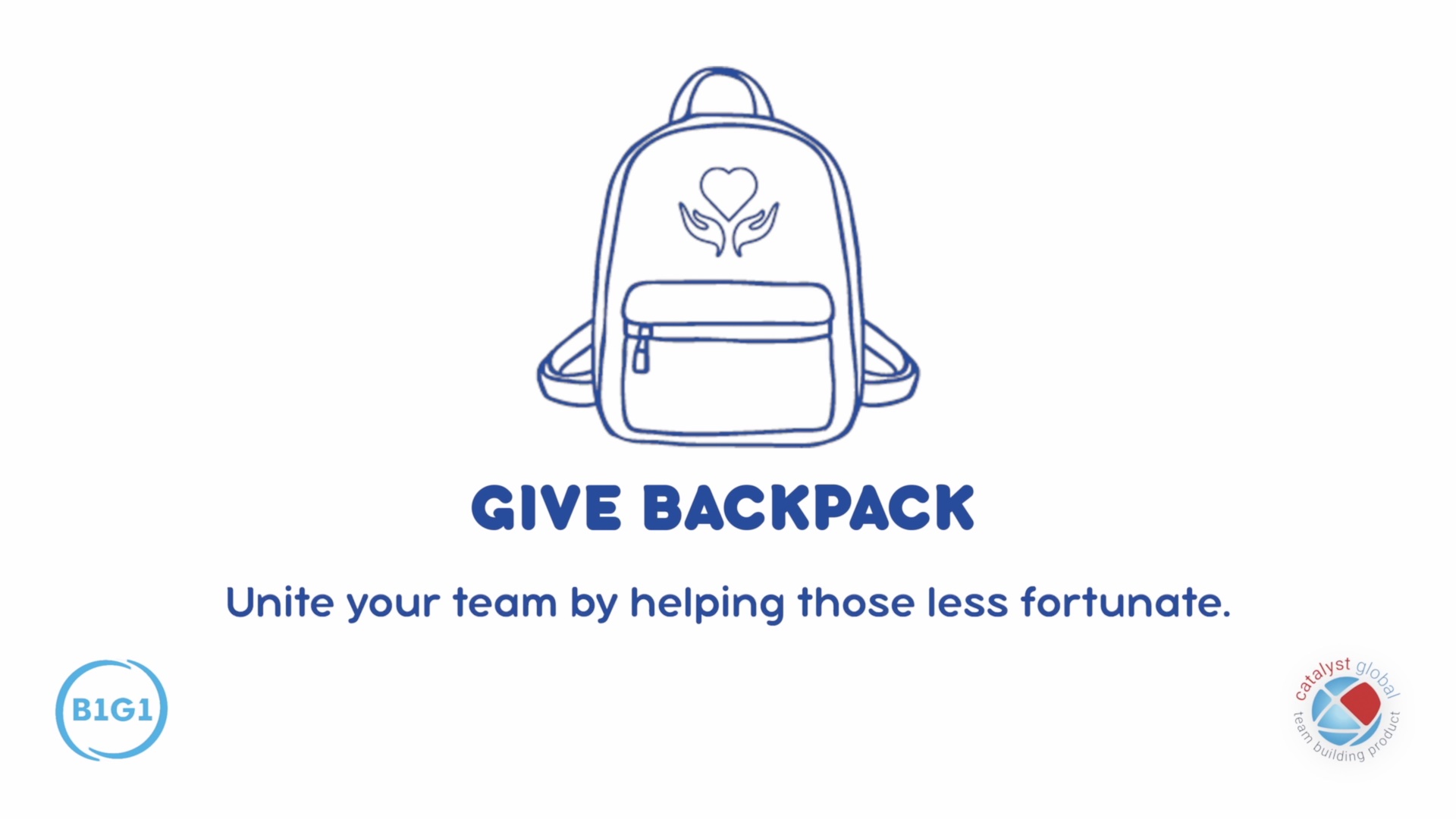 Give 2025 back pack