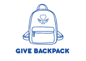 give backpack logo csr team building activity